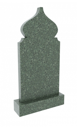 Памятник из зеленого гранита Хибинит 1193