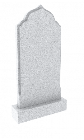 Серый гранитный памятник 1197