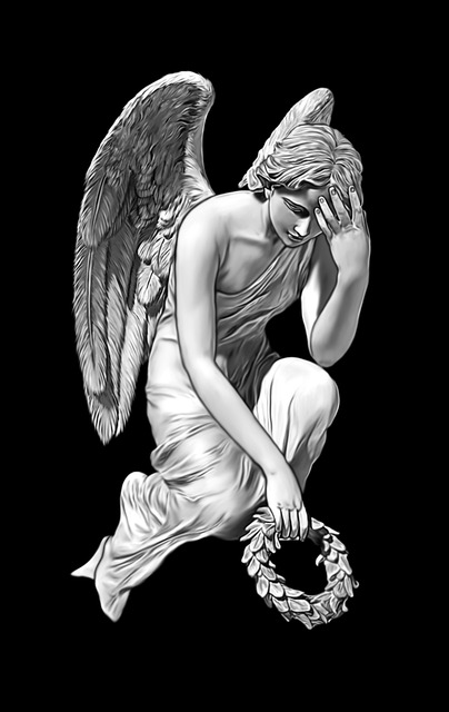 Гравировка ангел 1873