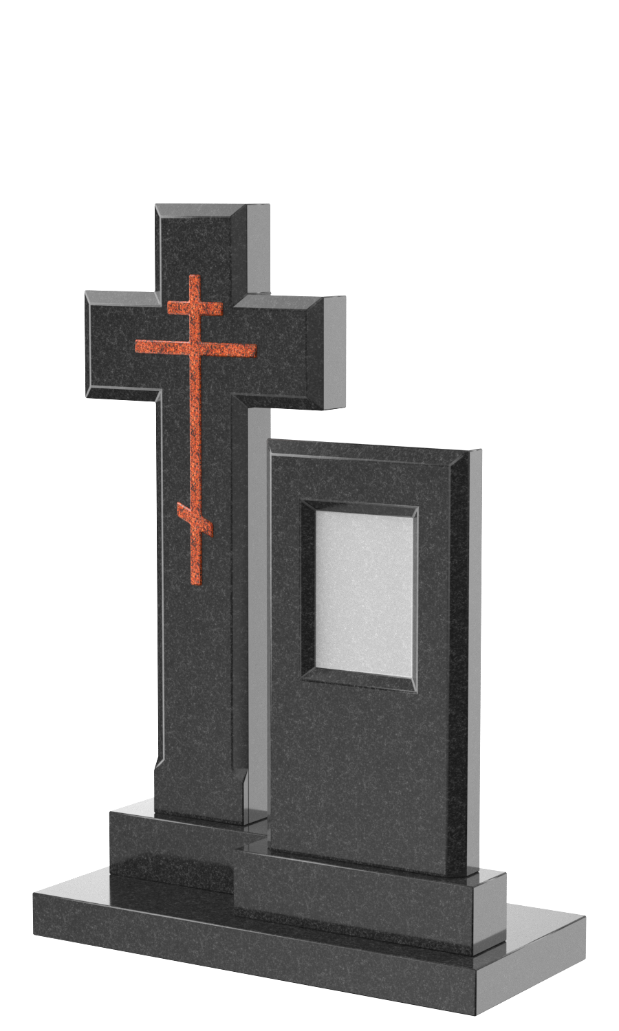 Памятник с крестом Ф16400 Куру грей