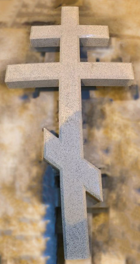Крест из мансуровского гранита